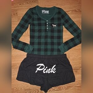 PINK Victoria's Secret Sleep Set Loungewear Bundle Pajamas Small
